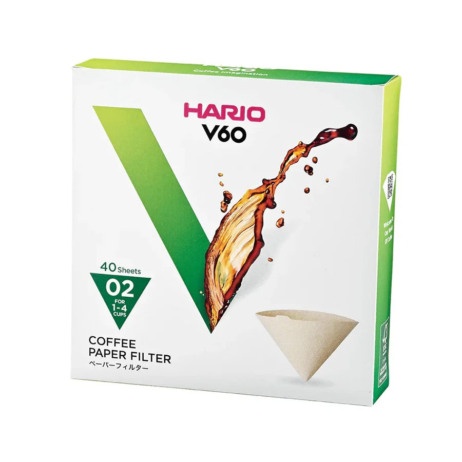 Hario V60 Papier Filter (Größe 02) 40 Stück