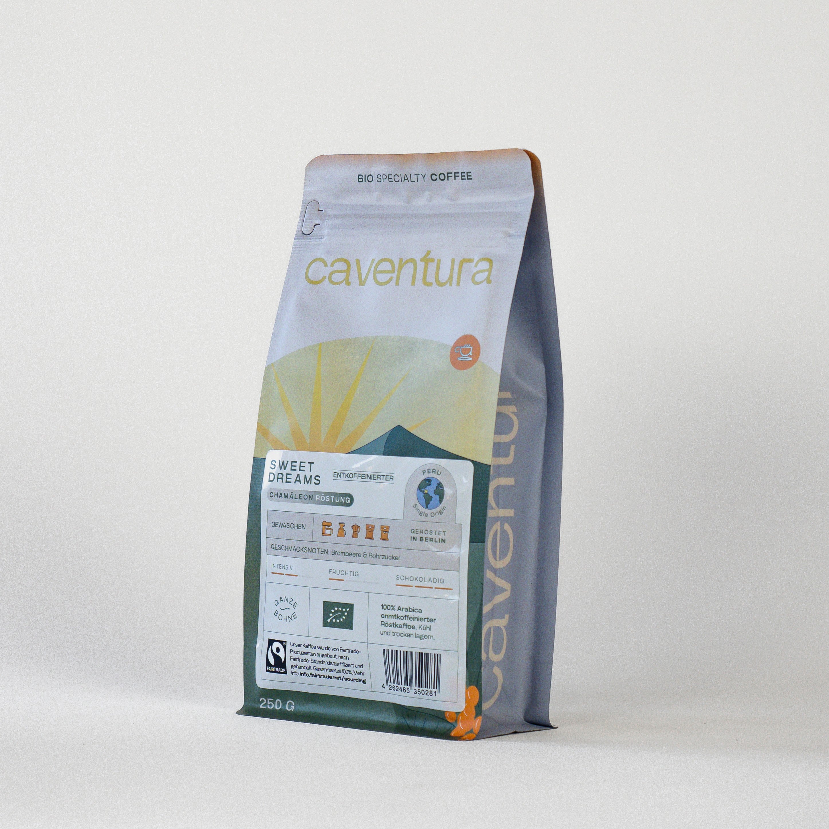 Sweet Dreams — Chamäleon Röstung — Entkoffeinierter Bio Fairtrade Specialty Coffee