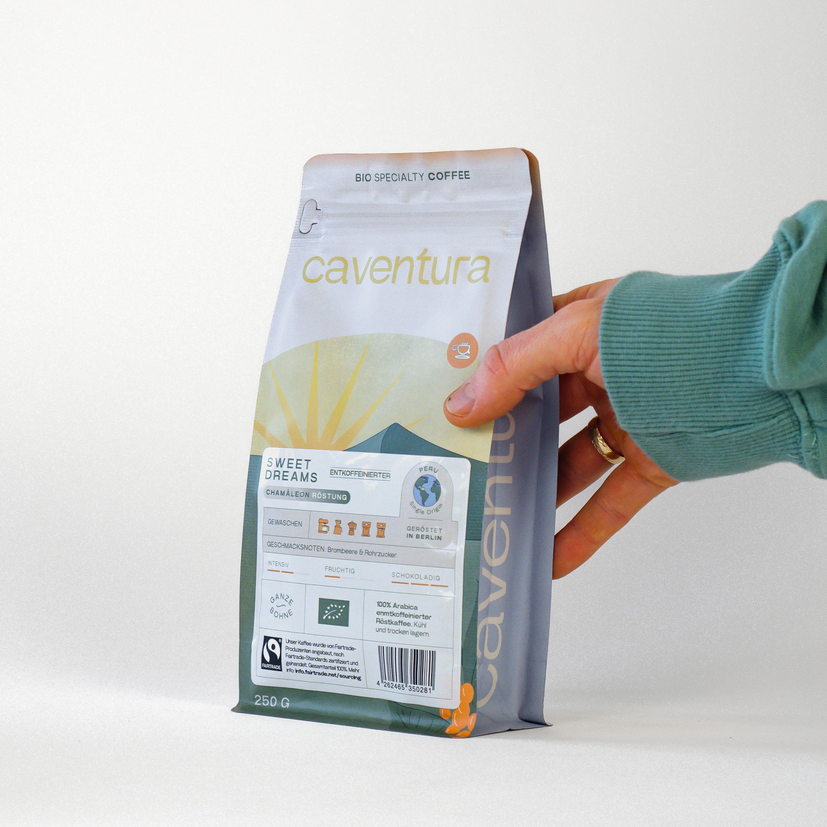 Sweet Dreams — Chamäleon Röstung — Entkoffeinierter Bio Fairtrade Specialty Coffee