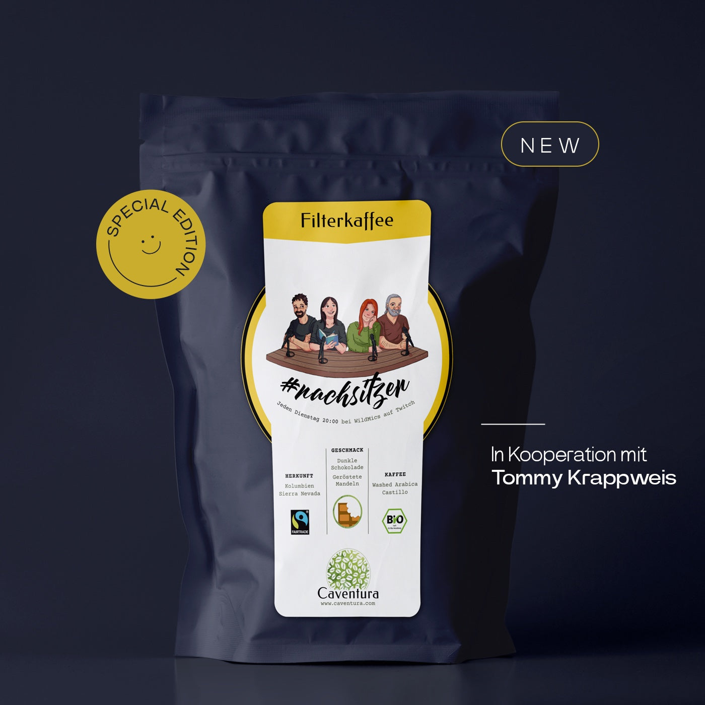 #NACHSITZEN – Specialty Bio Fairtrade Fairtrade Filterkaffee