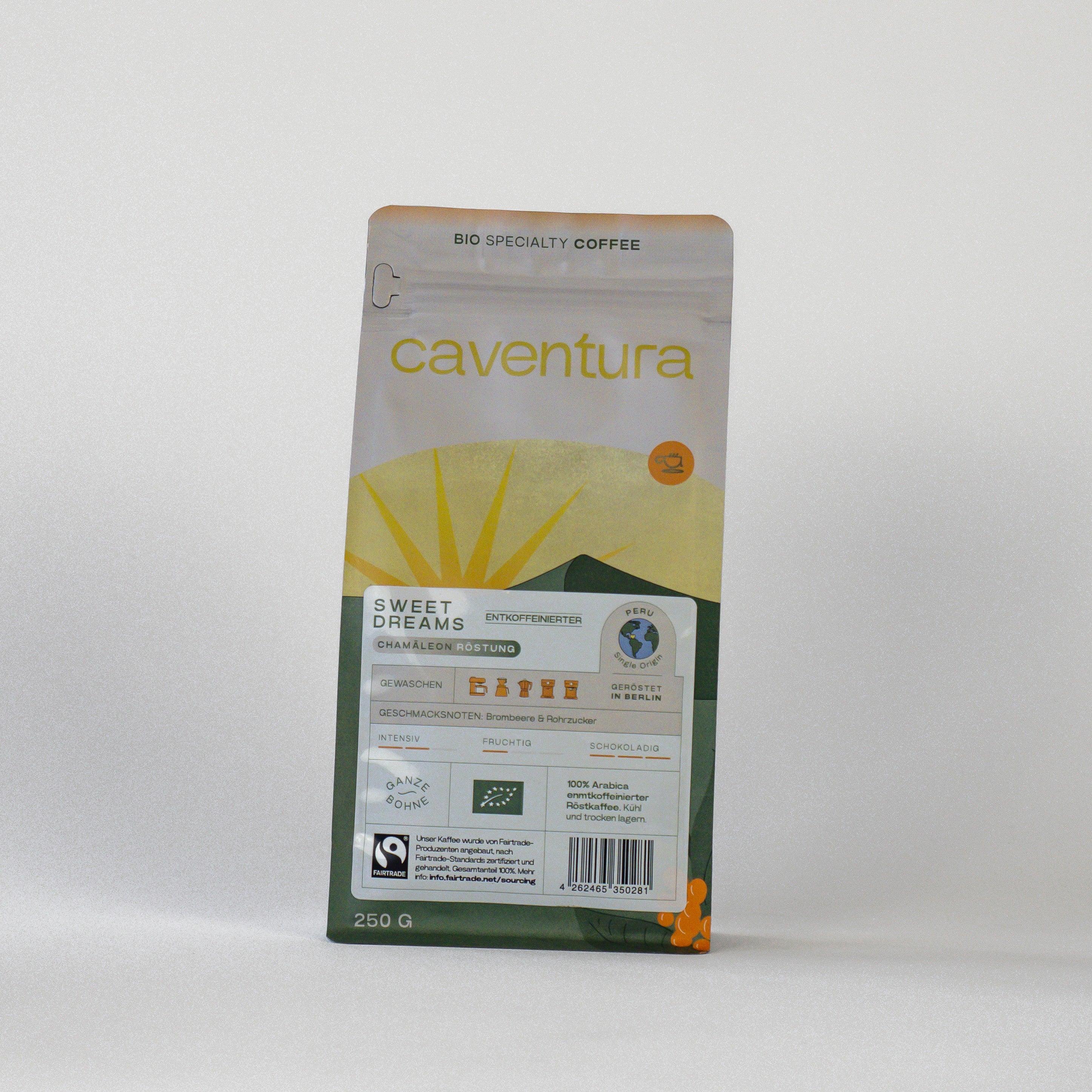 Sweet Dreams — Chamäleon Röstung — Entkoffeinierter Bio Fairtrade Specialty Coffee