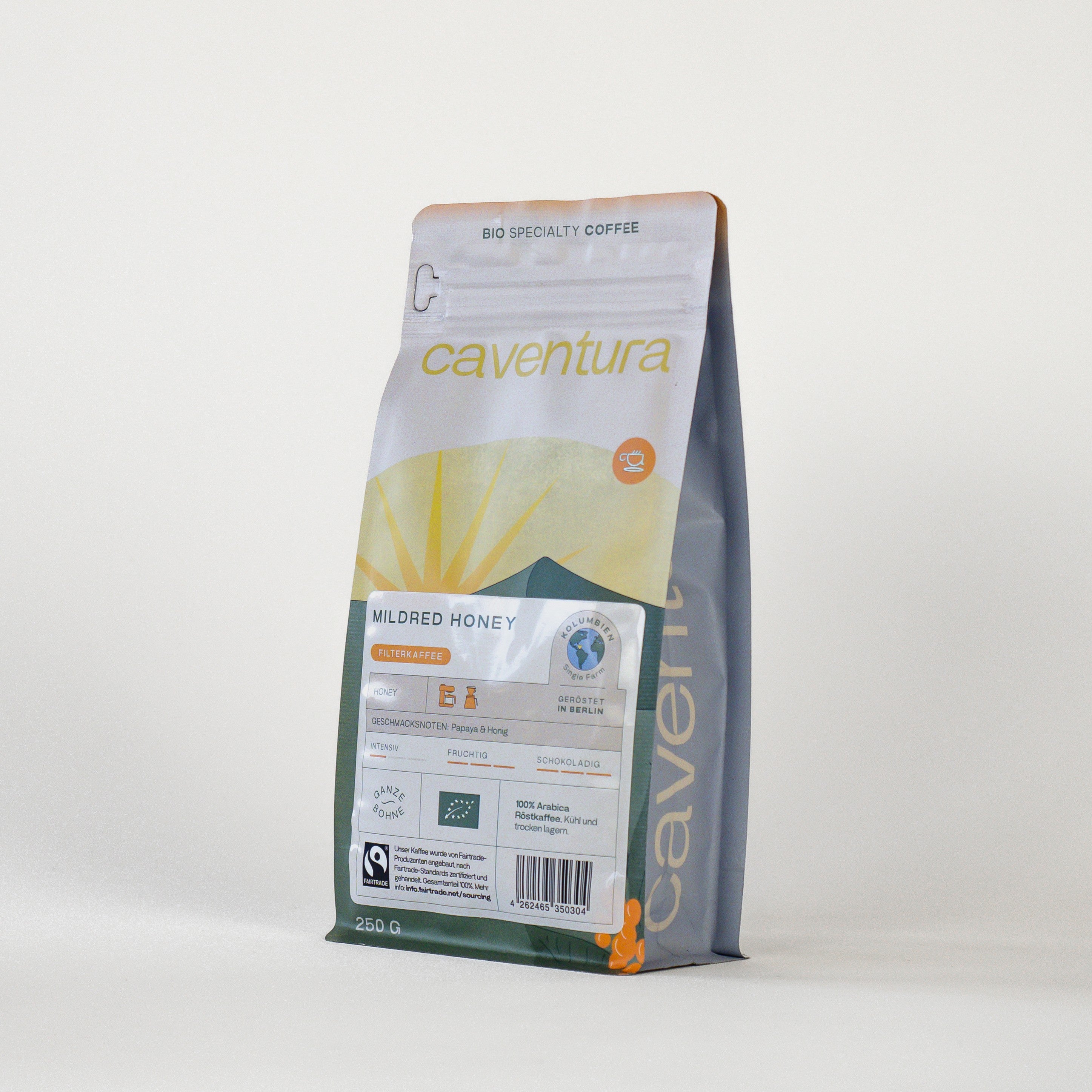 Mildred Honey — Filterkaffee — Bio Fairtrade Specialty Coffee